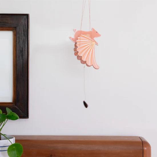 Flying Pig Wooden Mobile