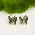 Abalone Butterfly Studs
