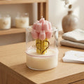Pink Tulip Candle