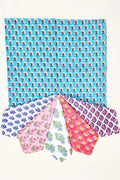 Set of 6 Jaipur Block Print Napkins