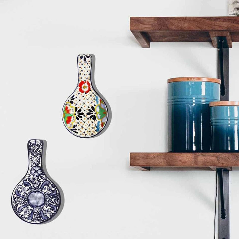 Blue Flower Spoon Rest