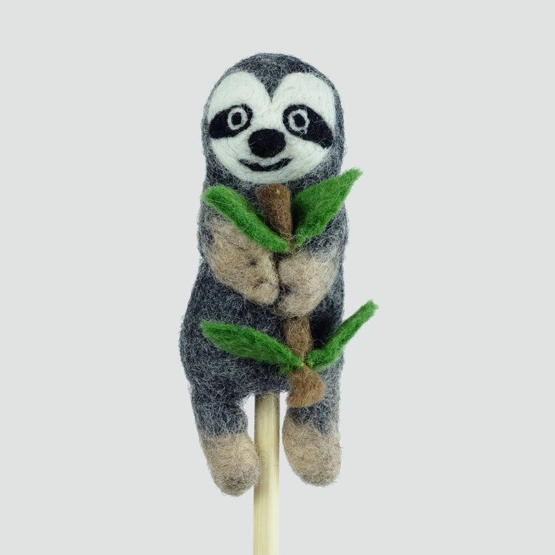 Sloth Felt Finger Puppet
