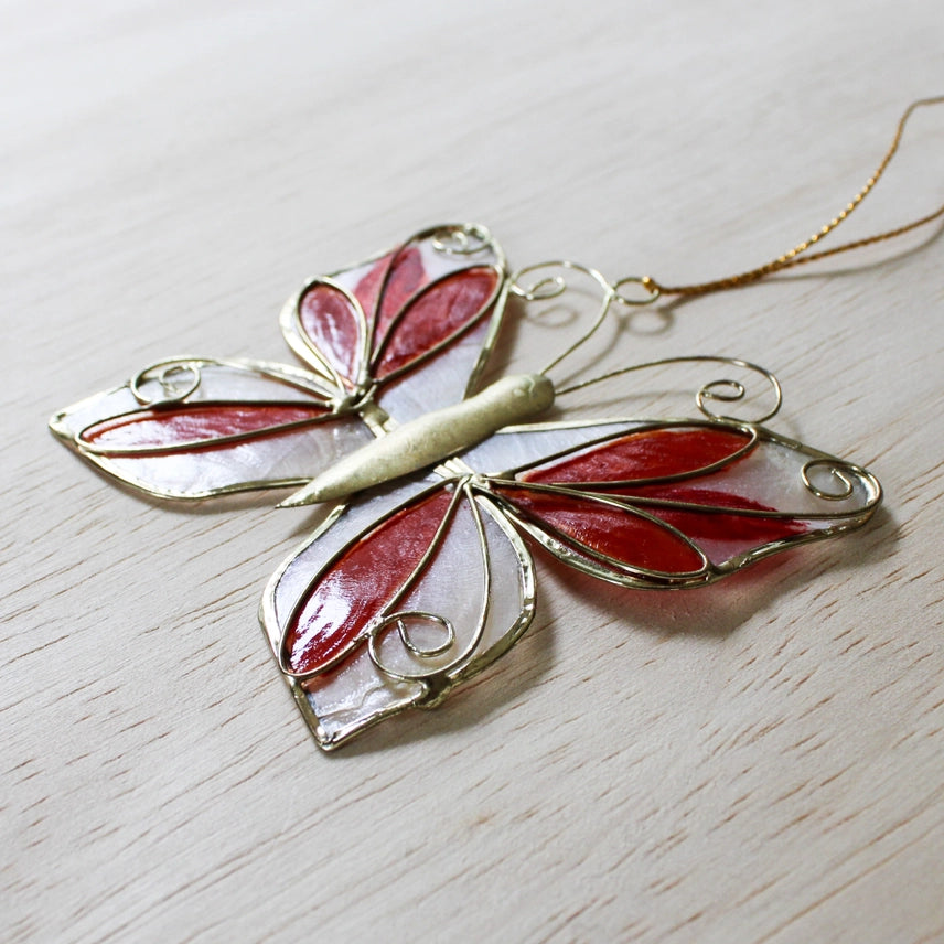 Capiz Butterfly Ornament