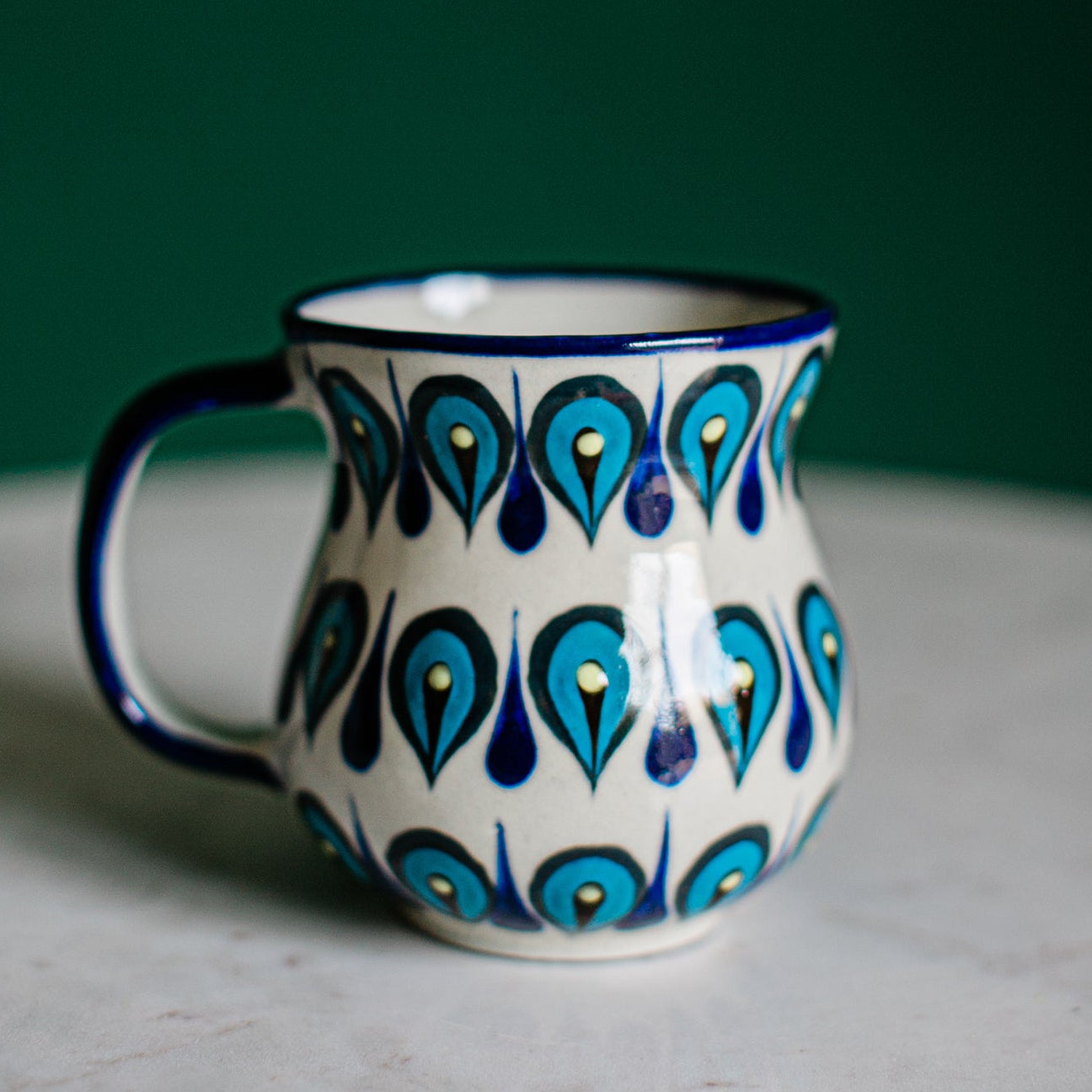 White San Antonio Palopo Coffee Cup