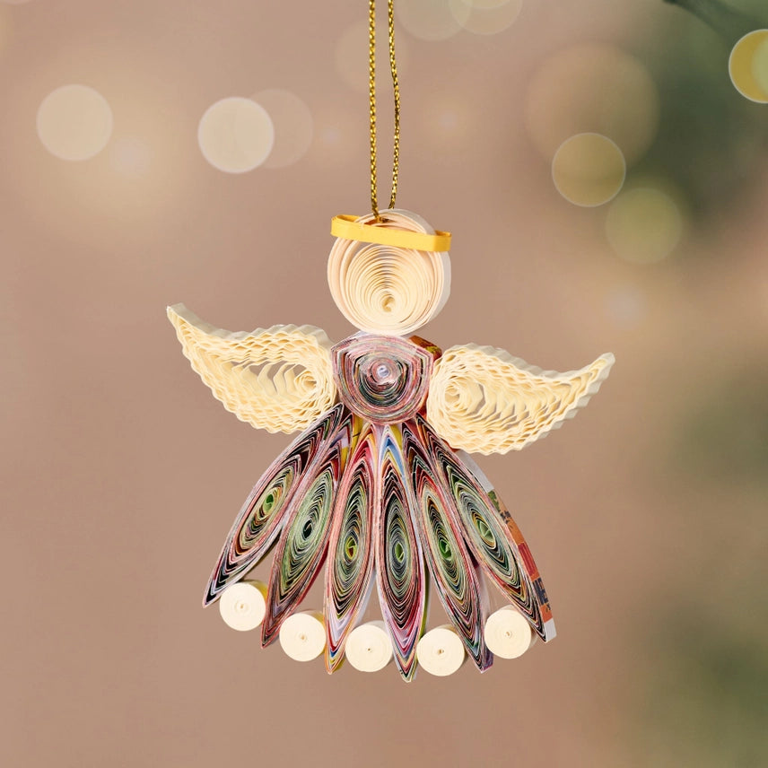 Diu Quilled Angel Ornament