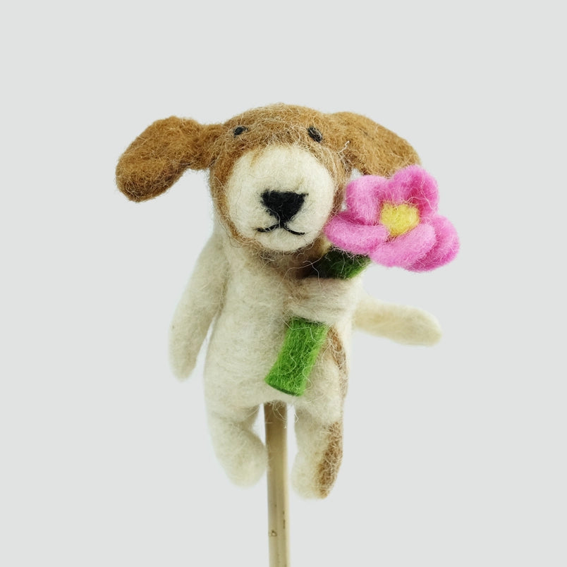 Puppy Dog Felt Finger Puppets