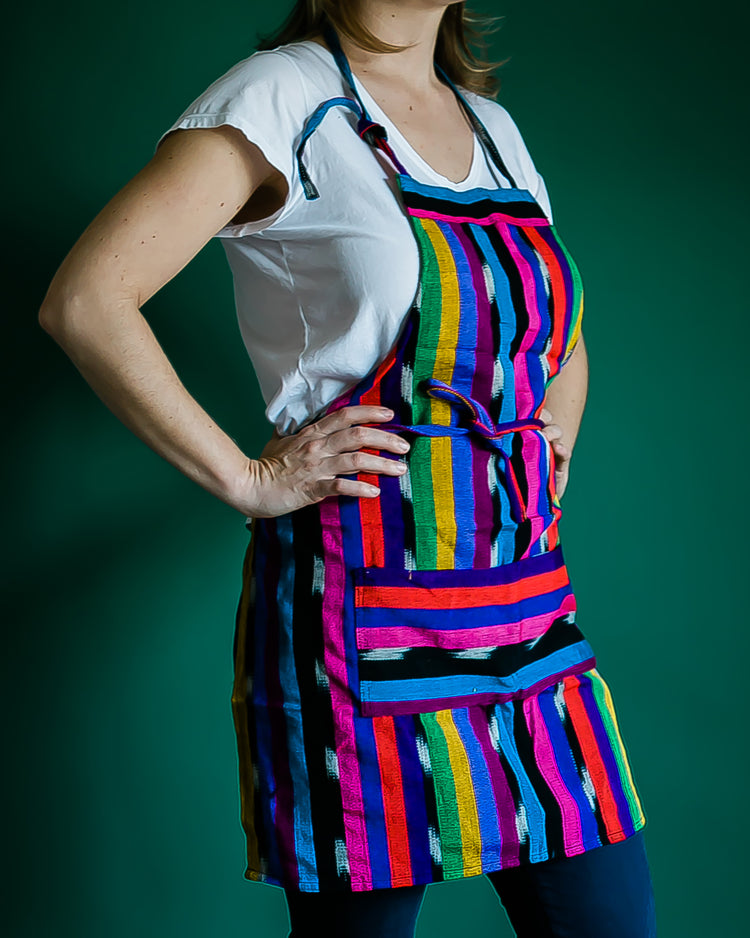 Ikat Loomed Apron