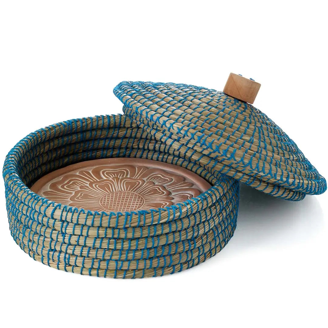 Lidded Zinnia Breadwarmer