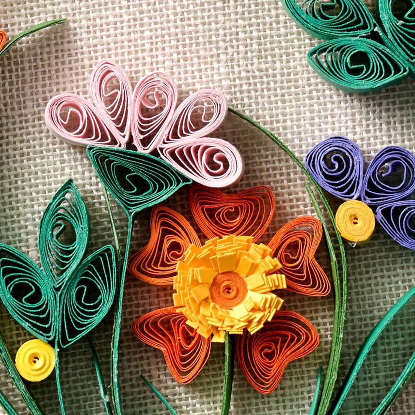 Mau Quilled Flower Ornament