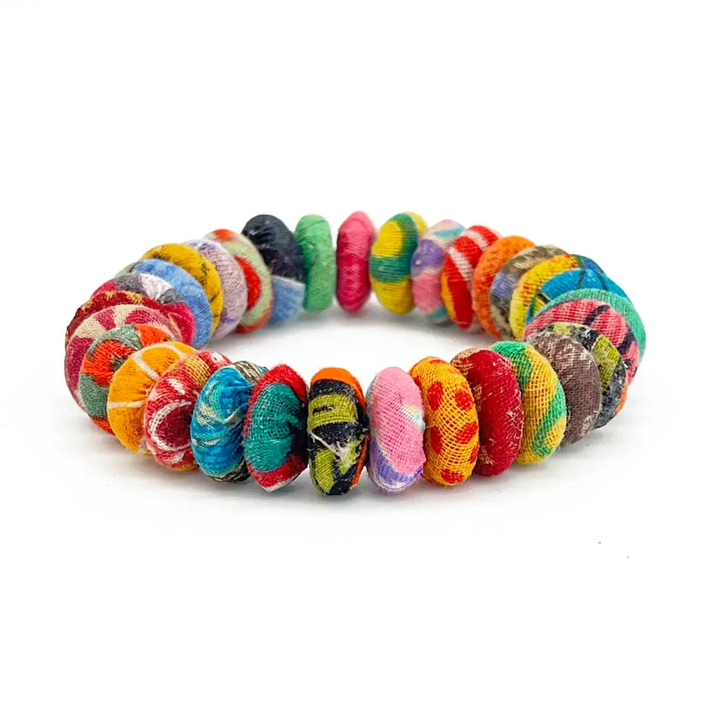 Aasha Kantha Oval Beaded Bracelet