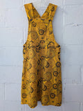 Screenprinted Cotton Overall Dress