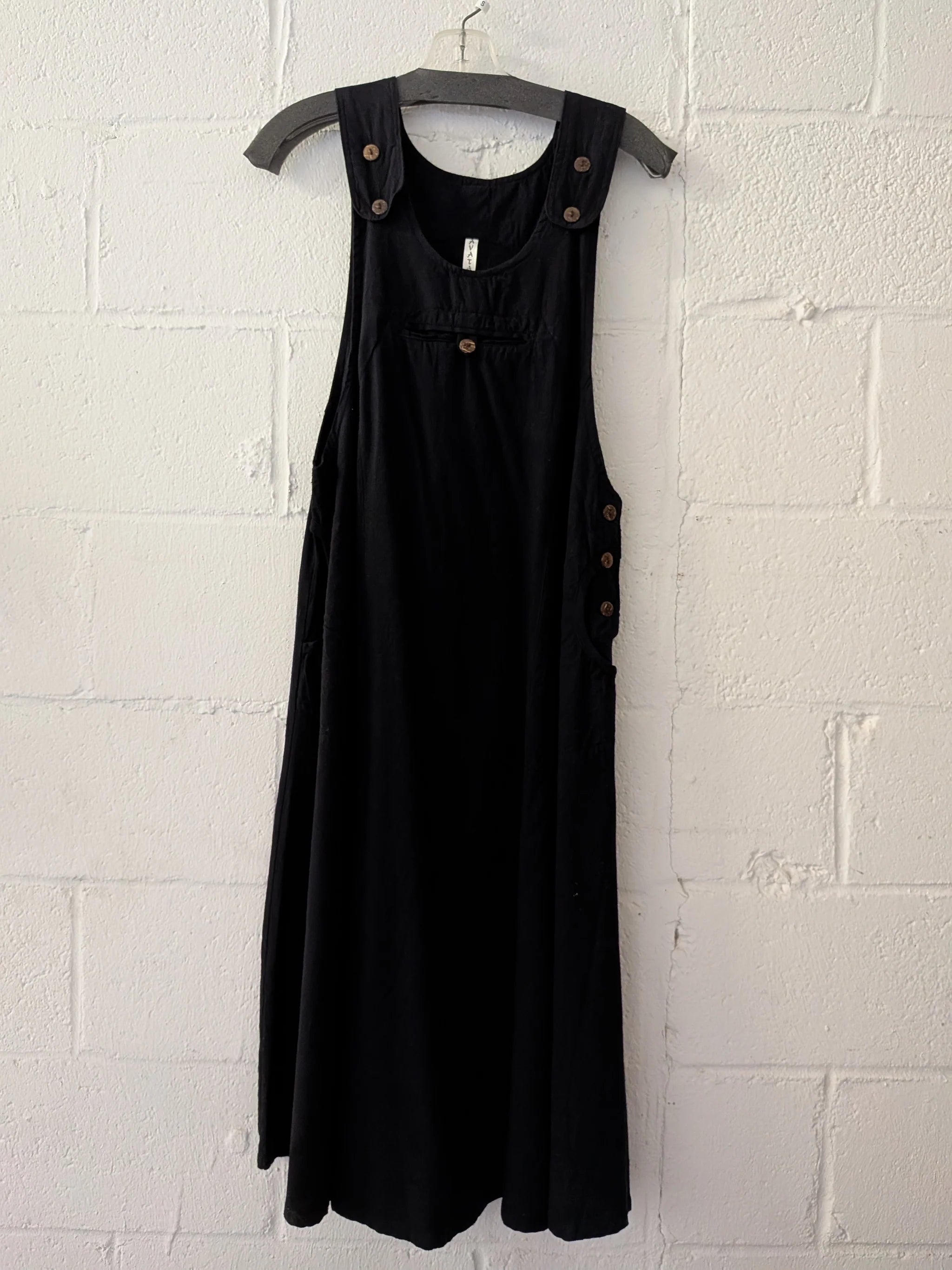 Cotton Overall Pocket Dress