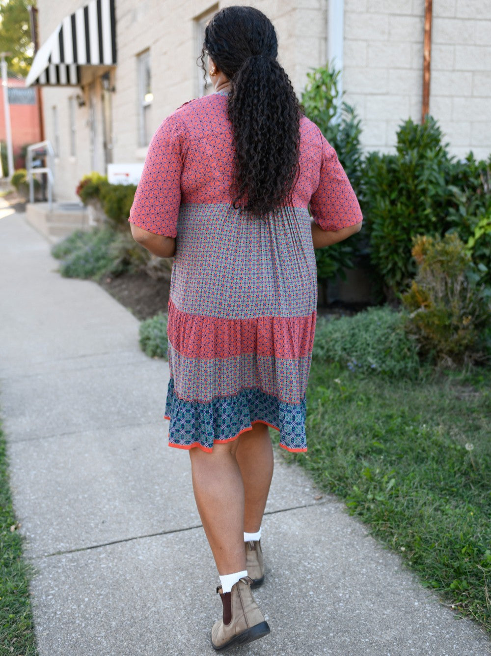 Laxmi Button Dress