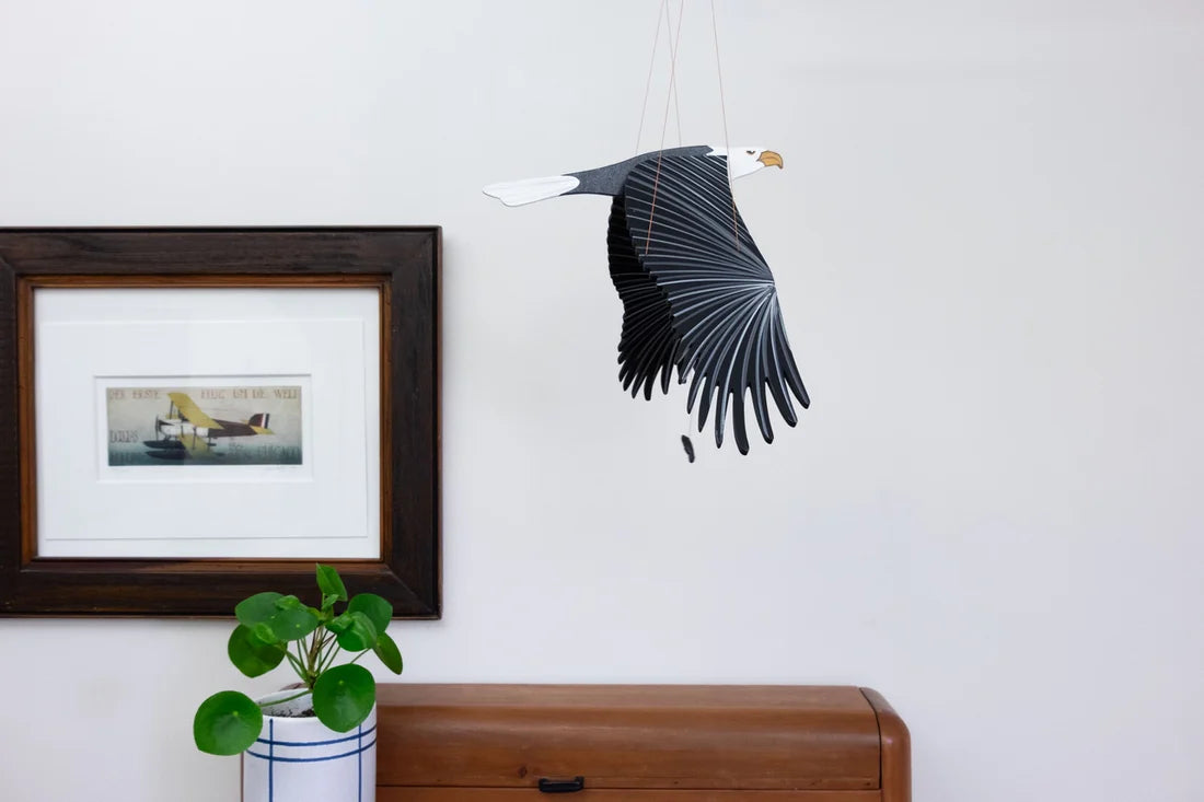 Bald Eagle Flying Bird Mobile