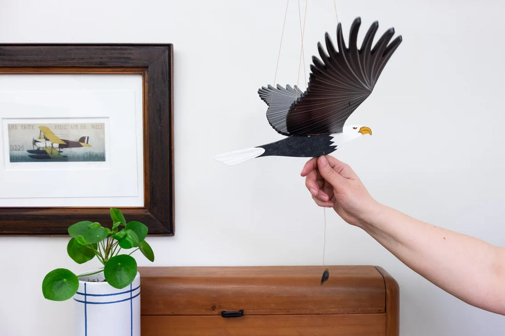 Bald Eagle Flying Bird Mobile