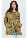 Cotton Patchwork Hoodie