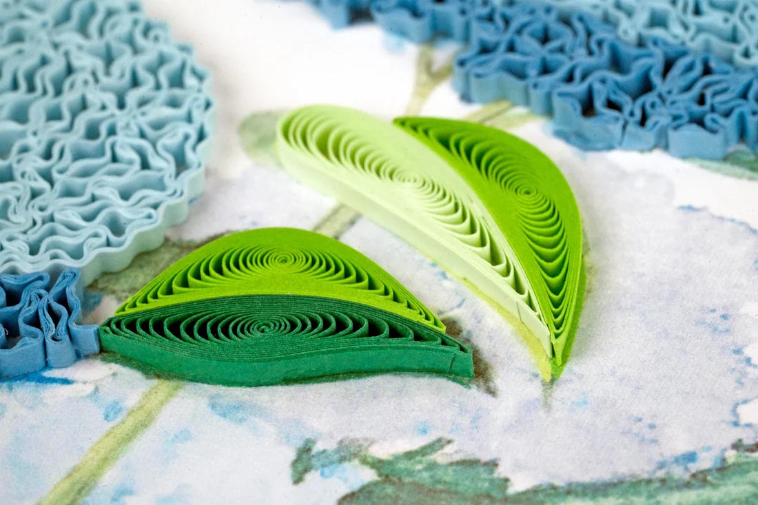Wild Hydrangeas Quilling Card