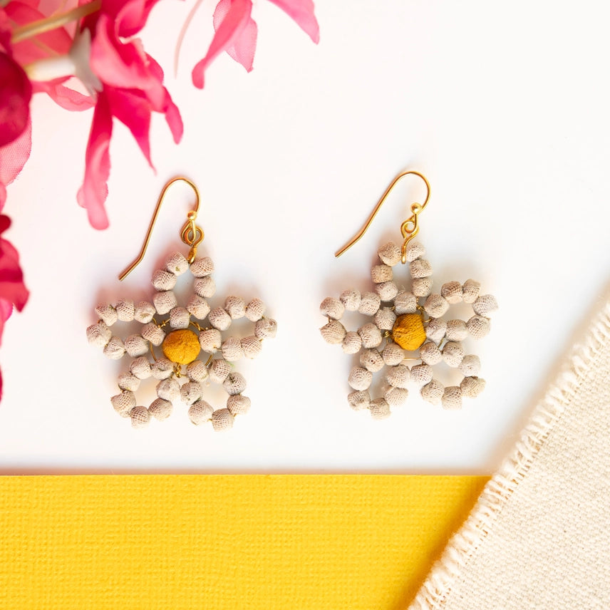 Kantha Fleur Earrings