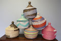 Lidded Sweet Grass Basket