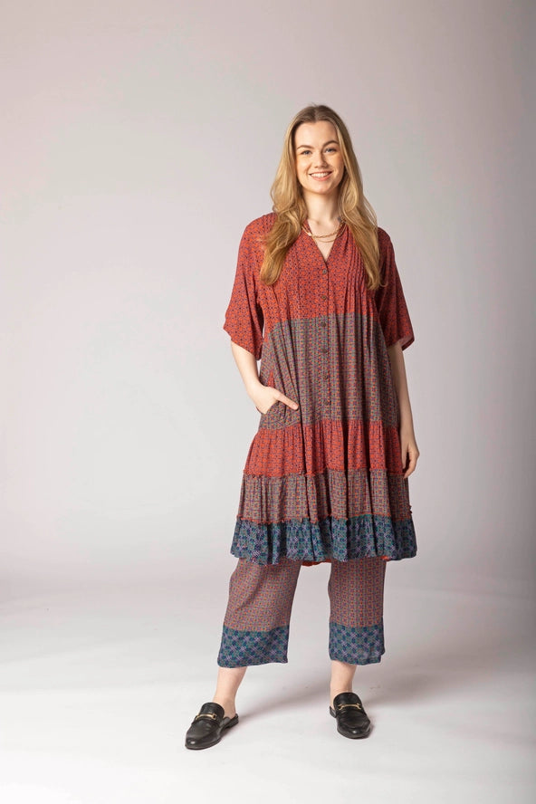 Laxmi Button Dress