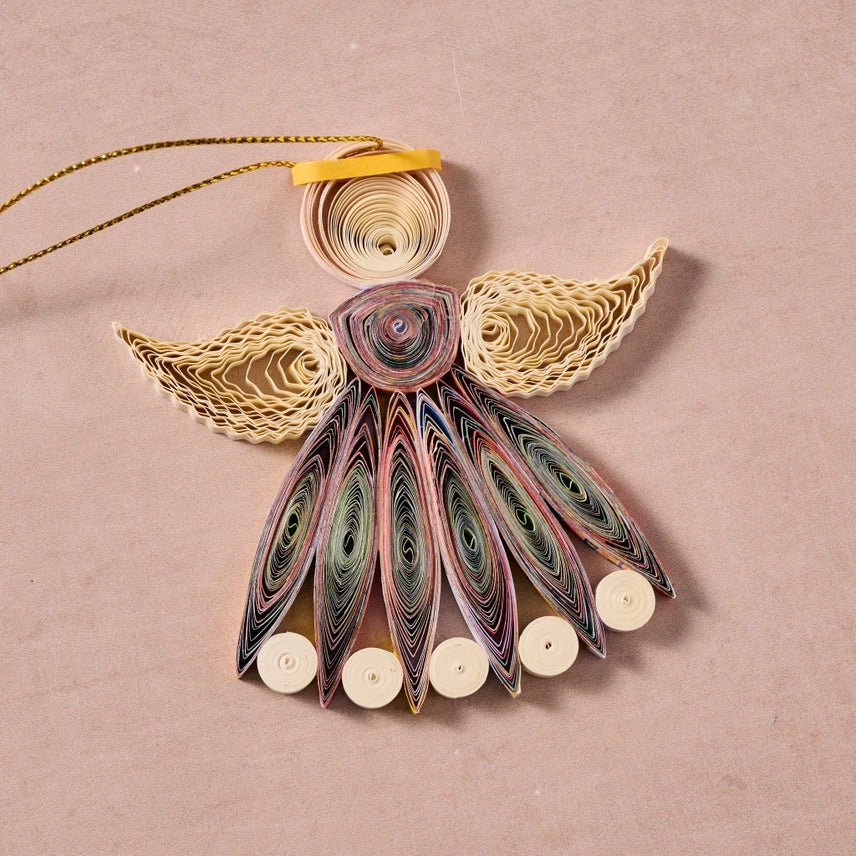 Diu Quilled Angel Ornament