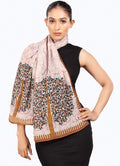 Upcycled Cotton Tree of Life Scarf